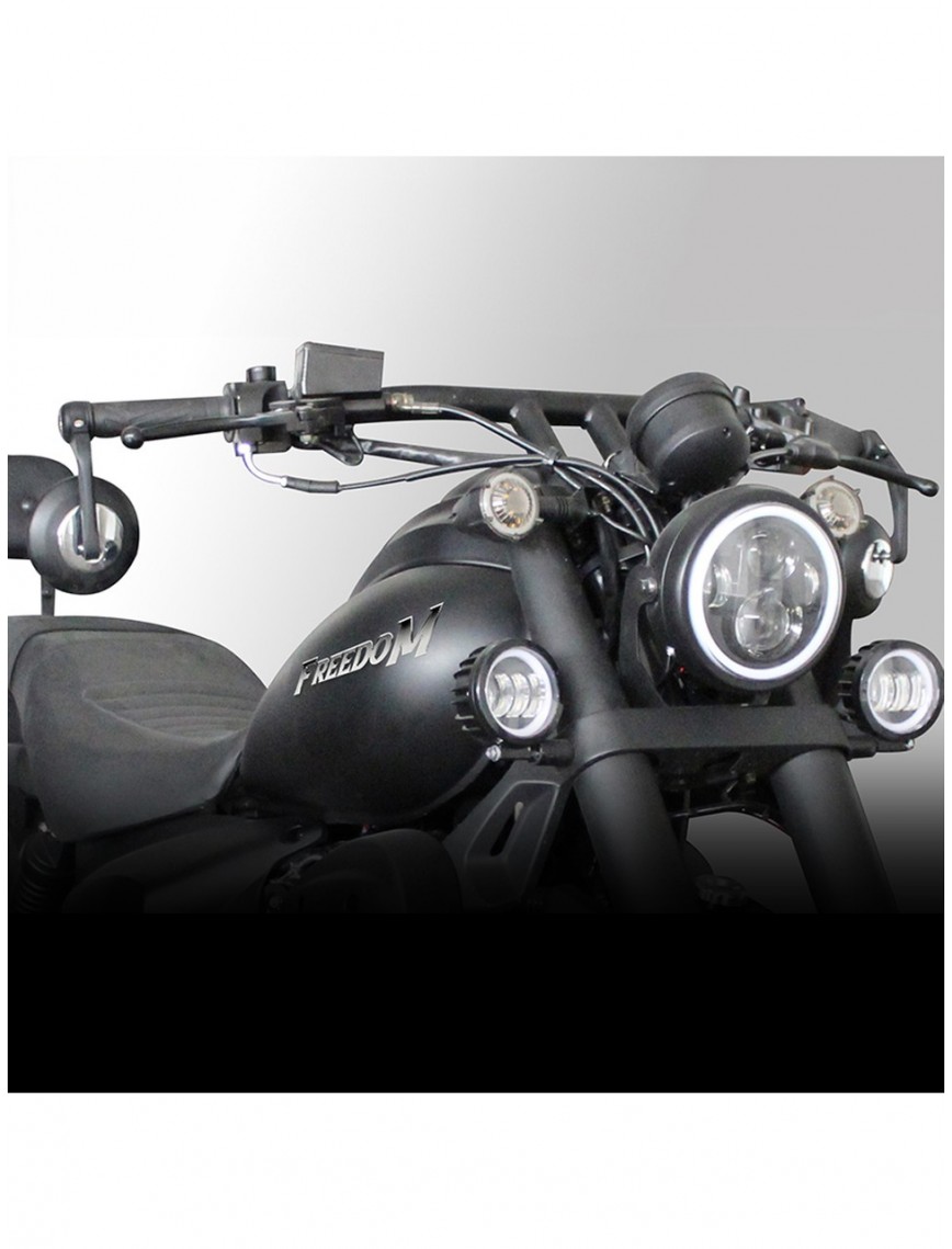 Freedom 277 Benzinli Chopper Motosiklet - Mat Siyah