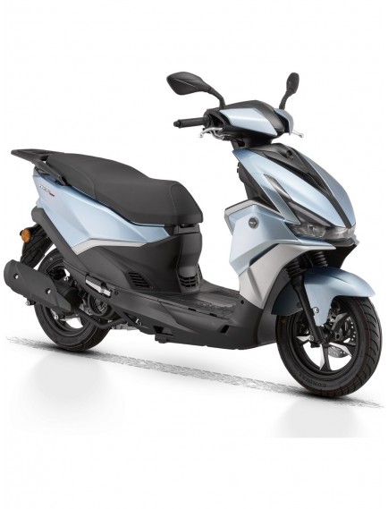 DES125 Motosiklet Mavi-Gri-Gümüş