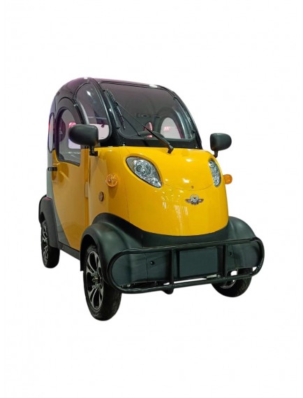 K5 Long E-Car 6 Akülü Elektrikli Motosiklet - Sarı/siyah