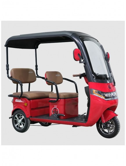 Felix Pro 6 Akülü Elektrikli Motosiklet - Kırmızı